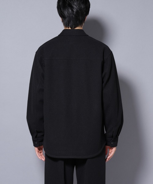 NANO universe（ナノユニバース）の「テックメルトンシャツブルゾン（ブルゾン・メンズ・グリーン/ブラック・S/M/L）」の18枚目の写真