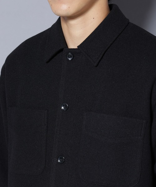 NANO universe（ナノユニバース）の「テックメルトンシャツブルゾン（ブルゾン・メンズ・グリーン/ブラック・S/M/L）」の19枚目の写真