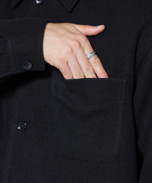 NANO universe（ナノユニバース）の「テックメルトンシャツブルゾン（ブルゾン・メンズ・グリーン/ブラック・S/M/L）」の20枚目の写真