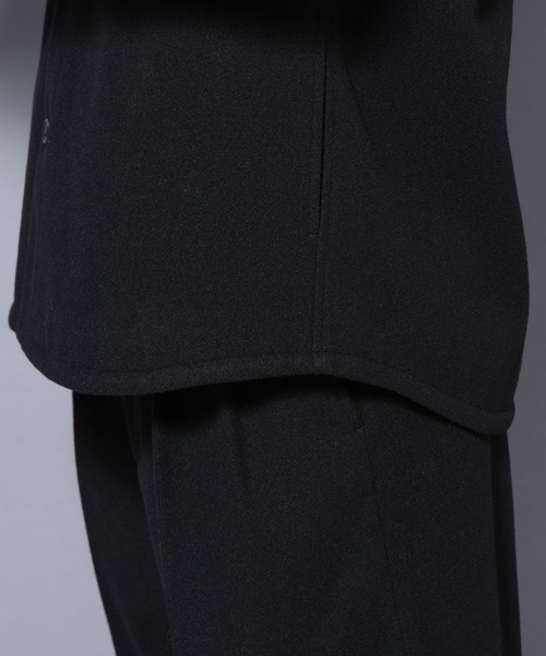 NANO universe（ナノユニバース）の「テックメルトンシャツブルゾン（ブルゾン・メンズ・グリーン/ブラック・S/M/L）」の22枚目の写真