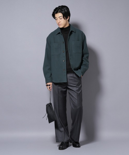 セール】テックメルトンシャツブルゾン（ブルゾン）｜NANO universe