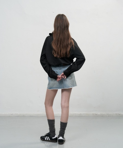 GENERAL IDEA(ジェネラルアイデア)の「【GENERAL IDEA】フリル襟ルーズブラウス / LOOSE FIT FRILL COLLAR BLOUSE(シャツ/ブラウス・レディース・ブラック/ホワイト/ベージュ・L/M/S)」の19枚目の写真