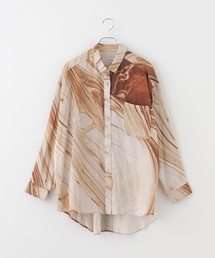 FUMIE TANAKA | 【FUMIE TANAKA(フミエタナカ)】marble sh：シャツ(シャツ/ブラウス)