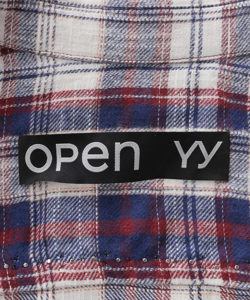 OPEN Yy(オープンワイワイ)の「【Geek Office / ギークオフィス】OPEN YY Woven BEADED POCKET SHIRT(シャツ/ブラウス・レディース・ブラウン/レッド・SMALL)」の15枚目の写真