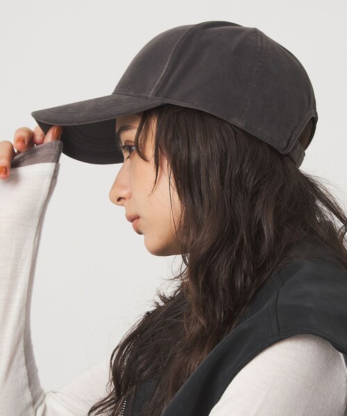 green label relaxing（グリーンレーベルリラクシング）の「起毛バイザー キャップ / 帽子（キャップ・レディース・ブラウン系/ブラック/ダークグレー・FREE）」の3枚目の写真
