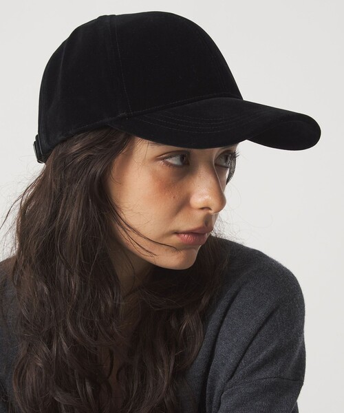 green label relaxing（グリーンレーベルリラクシング）の「起毛バイザー キャップ / 帽子（キャップ・レディース・ブラウン系/ブラック/ダークグレー・FREE）」の4枚目の写真