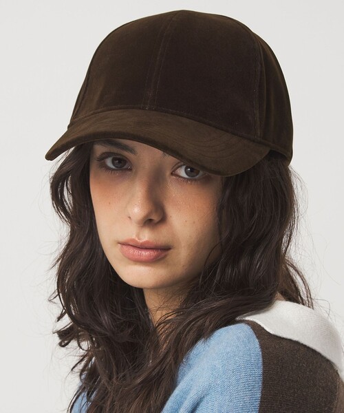 green label relaxing（グリーンレーベルリラクシング）の「起毛バイザー キャップ / 帽子（キャップ・レディース・ブラウン系/ブラック/ダークグレー・FREE）」の9枚目の写真