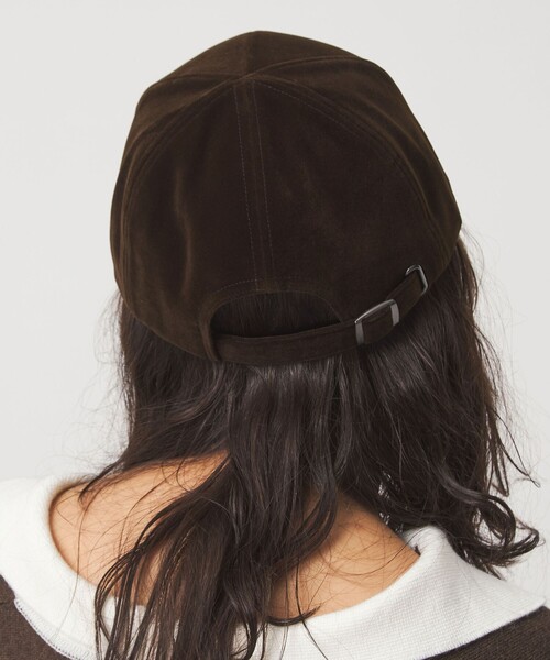 green label relaxing（グリーンレーベルリラクシング）の「起毛バイザー キャップ / 帽子（キャップ・レディース・ブラウン系/ブラック/ダークグレー・FREE）」の10枚目の写真