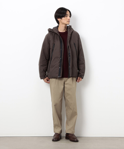 COMME CA ISM（コムサイズム）の「ケーブルブロッキングニット（ニット/セーター・メンズ・グレー/ブラック/ボルドー/ホワイト・MEDIUM/LARGE）」の22枚目の写真