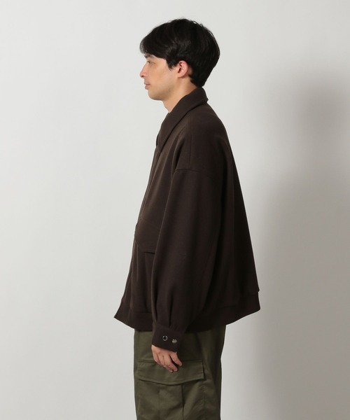 LAKOLE（ラコレ）の「ウーリーテックA2ブルゾン / 570654（ブルゾン・メンズ・グレー系その他/ブラック/ダークブラウン・MEDIUM/LARGE）」の18枚目の写真