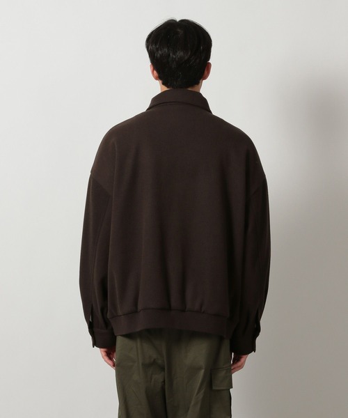 LAKOLE（ラコレ）の「ウーリーテックA2ブルゾン / 570654（ブルゾン・メンズ・グレー系その他/ブラック/ダークブラウン・MEDIUM/LARGE）」の19枚目の写真