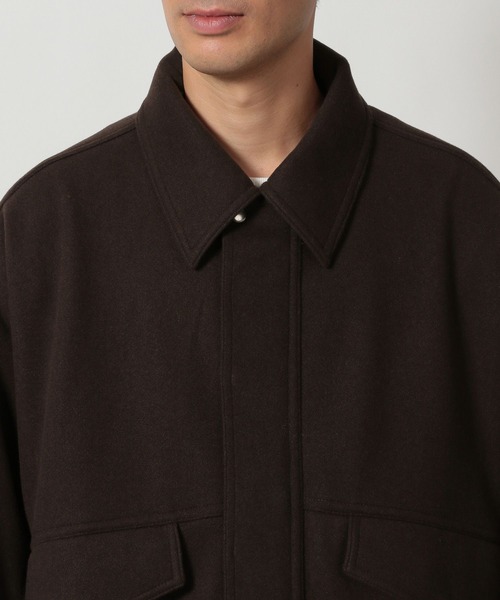 LAKOLE（ラコレ）の「ウーリーテックA2ブルゾン / 570654（ブルゾン・メンズ・グレー系その他/ブラック/ダークブラウン・MEDIUM/LARGE）」の21枚目の写真