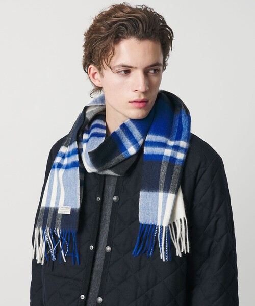 カシミヤ チェック マフラー（マフラー）｜BEAUTY&YOUTH UNITED ARROWS