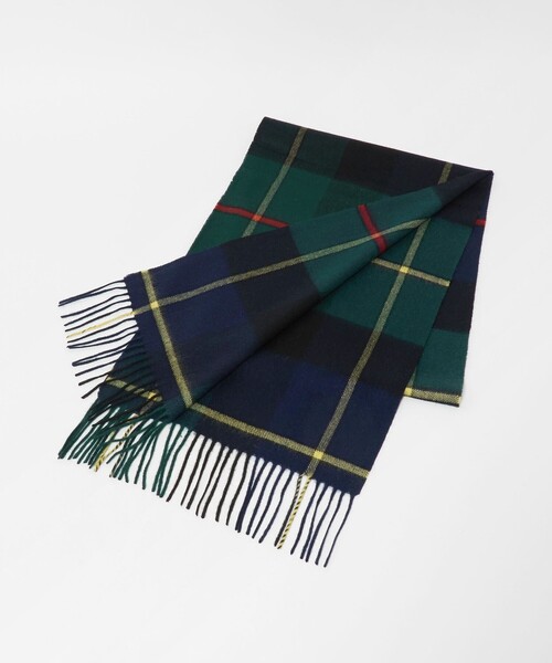 BEAUTY&YOUTH UNITED ARROWS(ビューティーアンドユースユナイテッドアローズ)の「カシミヤ チェック マフラー(マフラー・メンズ・コバルトブルー/ダークグリーン/シャーベット・FREE)」の10枚目の写真