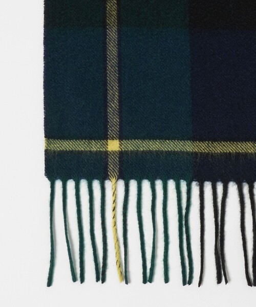 BEAUTY&YOUTH UNITED ARROWS(ビューティーアンドユースユナイテッドアローズ)の「カシミヤ チェック マフラー(マフラー・メンズ・コバルトブルー/ダークグリーン/シャーベット・FREE)」の11枚目の写真