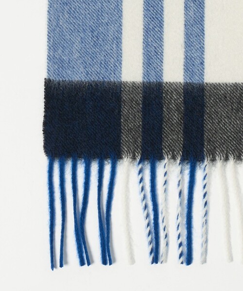 BEAUTY&YOUTH UNITED ARROWS(ビューティーアンドユースユナイテッドアローズ)の「カシミヤ チェック マフラー(マフラー・メンズ・コバルトブルー/ダークグリーン/シャーベット・FREE)」の14枚目の写真