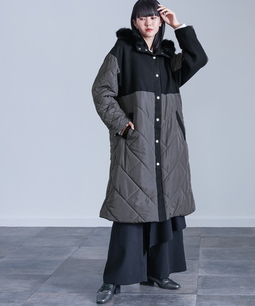 フードファーキルティングコート』（ダウンジャケット/コート