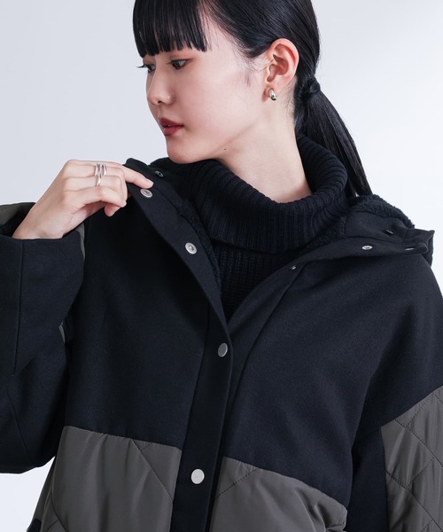 フードファーキルティングコート』（ダウンジャケット/コート