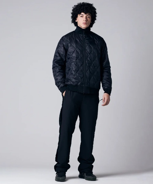 TAION（タイオン）の「TAION JERSEY DOWN JACKET (TAION-JK13JS-J1)（ダウンジャケット/コート・メンズ・ブラック×ブラック・MEDIUM/SMALL/X-LARGE/LARGE）」の6枚目の写真