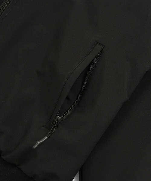 TAION（タイオン）の「TAION JERSEY DOWN JACKET (TAION-JK13JS-J1)（ダウンジャケット/コート・メンズ・ブラック×ブラック・MEDIUM/SMALL/X-LARGE/LARGE）」の14枚目の写真
