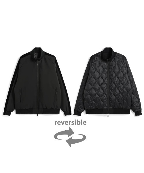 TAION（タイオン）の「TAION JERSEY DOWN JACKET (TAION-JK13JS-J1)（ダウンジャケット/コート・メンズ・ブラック×ブラック・MEDIUM/SMALL/X-LARGE/LARGE）」の9枚目の写真