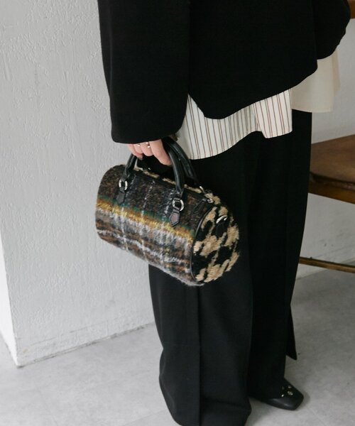 ■ボストンバッグ　生地など部分使いに！！■ 500mlペットボトルが入る！》フラッシーボストンバッグ（ボストン