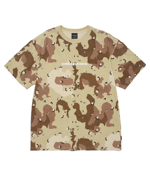 WKNDRS(ウィーキャンドース)の「B-LOGO T-SHIRT (D.CAMO)(Tシャツ/カットソー・レディース・その他・SMALL/MEDIUM/LARGE/X-LARGE)」の1枚目の写真