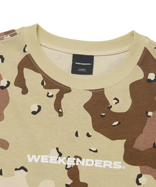 WKNDRS(ウィーキャンドース)の「B-LOGO T-SHIRT (D.CAMO)(Tシャツ/カットソー・レディース・その他・SMALL/MEDIUM/LARGE/X-LARGE)」の3枚目の写真