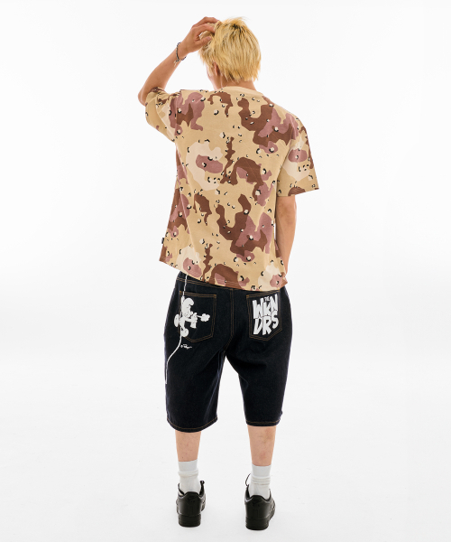 WKNDRS(ウィーキャンドース)の「B-LOGO T-SHIRT (D.CAMO)(Tシャツ/カットソー・レディース・その他・SMALL/MEDIUM/LARGE/X-LARGE)」の7枚目の写真