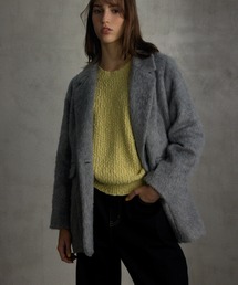 AZUL by moussy | シャギージャケットコート(テーラードジャケット)