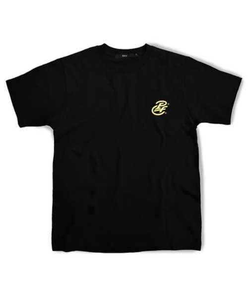 ESCAPEFROM(エスケープフロム)の「イエローレタリングロゴTシャツブラック(Tシャツ/カットソー・レディース・その他・SMALL/MEDIUM/LARGE)」の2枚目の写真