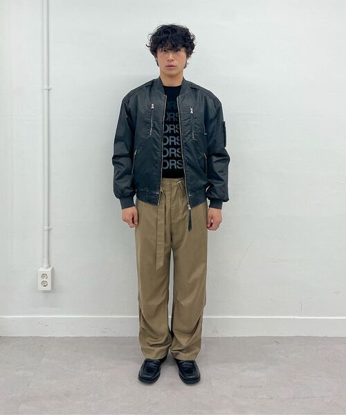 Millo Archive（ミロ アーカイブ）の「インフレートボンバージャケット [ウォッシュドブラック]（ブルゾン・メンズ・その他・MEDIUM/LARGE/X-LARGE）」の4枚目の写真