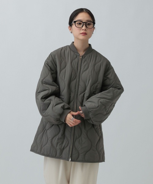 LEPSIM（レプシィム）の「ファーベスト＊ブルゾン《2点セット》　603902（その他アウター・レディース・チャコールグレー/カーキ・FREE）」の5枚目の写真