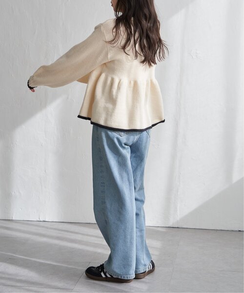 VENCEEXCHANGE（ヴァンスエクスチェンジ）の「アルパカタッチ配色プルオーバー（ニット/セーター・レディース・ブラウン/ブラック/アイボリー/チャコール・FREE）」の11枚目の写真