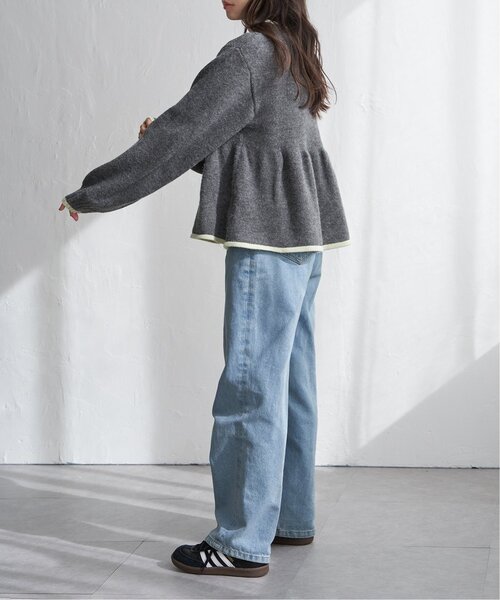 VENCEEXCHANGE（ヴァンスエクスチェンジ）の「アルパカタッチ配色プルオーバー（ニット/セーター・レディース・ブラウン/ブラック/アイボリー/チャコール・FREE）」の15枚目の写真