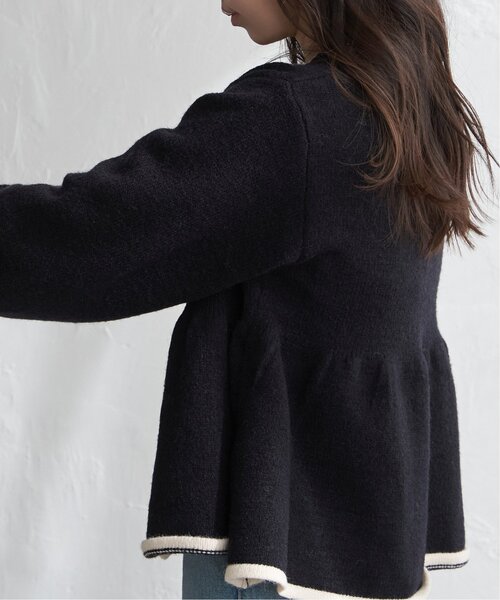 VENCEEXCHANGE（ヴァンスエクスチェンジ）の「アルパカタッチ配色プルオーバー（ニット/セーター・レディース・ブラウン/ブラック/アイボリー/チャコール・FREE）」の19枚目の写真