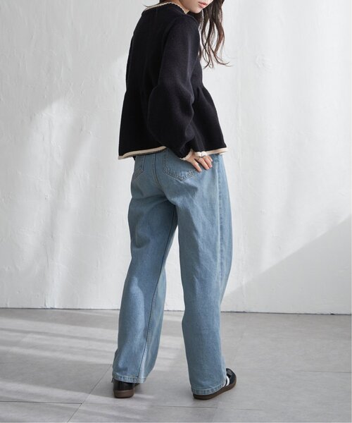 VENCEEXCHANGE（ヴァンスエクスチェンジ）の「アルパカタッチ配色プルオーバー（ニット/セーター・レディース・ブラウン/ブラック/アイボリー/チャコール・FREE）」の21枚目の写真