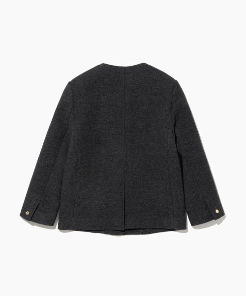 TTUDEMENT(トュードメント)の「WOOL TWEED HALF JACKET CHARCOAL(その他アウター・レディース・その他・MEDIUM/SMALL)」の3枚目の写真