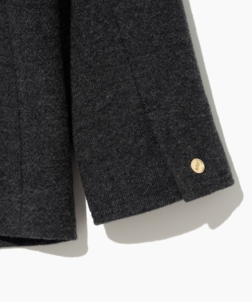 TTUDEMENT(トュードメント)の「WOOL TWEED HALF JACKET CHARCOAL(その他アウター・レディース・その他・MEDIUM/SMALL)」の5枚目の写真