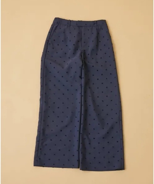セール】◇ドットツッキリジャガードパンツ（その他パンツ）｜human