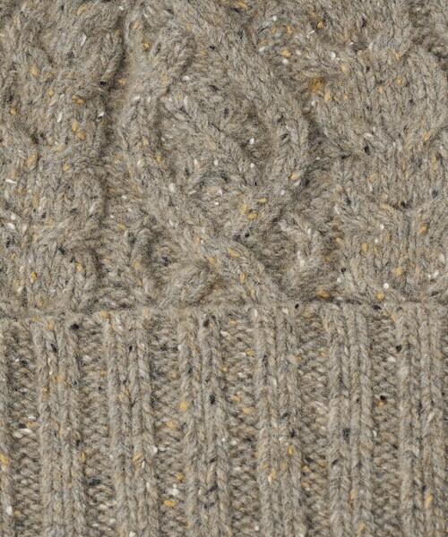 BEAUTY&YOUTH UNITED ARROWS（ビューティーアンドユースユナイテッドアローズ）の「ネップ ポンポン ニットキャップ 2WAY（ニットキャップ/ビーニー・レディース・ブラック/グレー系/ベージュ・FREE）」の22枚目の写真