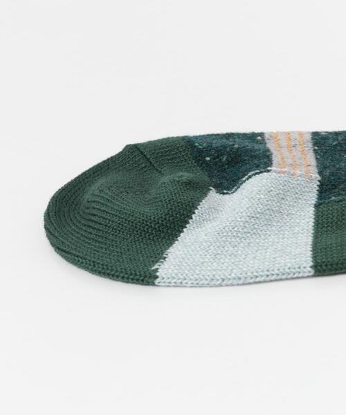 URBAN RESEARCH DOORS（アーバンリサーチドアーズ）の「『別注』Anonymous Ism×DOORS　パッチワーククルー（ソックス/靴下・メンズ・ベージュ/ネイビー/グリーン・-）」の10枚目の写真