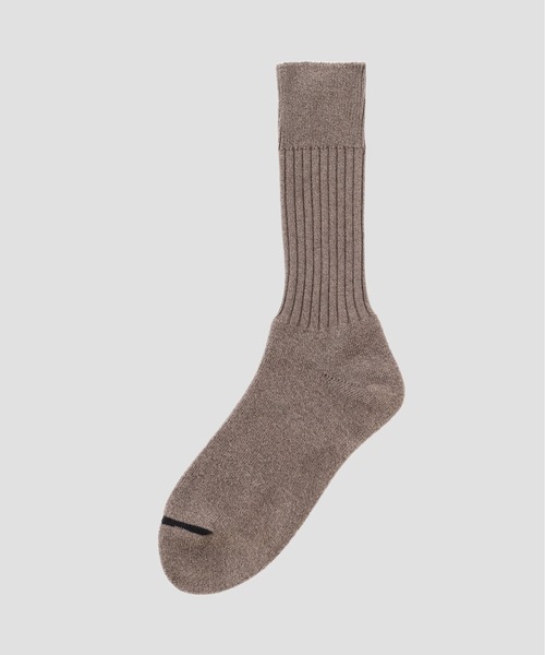 MARGARET HOWELL（マーガレットハウエル）の「COTTON WOOL LOOPBACK SOCKS（ソックス/靴下・メンズ・ブラック/グレー系その他6/ホワイト系その他2・FREE）」の3枚目の写真