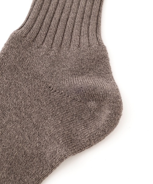 MARGARET HOWELL（マーガレットハウエル）の「COTTON WOOL LOOPBACK SOCKS（ソックス/靴下・メンズ・ブラック/グレー系その他6/ホワイト系その他2・FREE）」の5枚目の写真