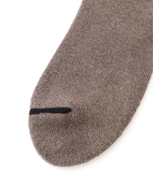 MARGARET HOWELL（マーガレットハウエル）の「COTTON WOOL LOOPBACK SOCKS（ソックス/靴下・メンズ・ブラック/グレー系その他6/ホワイト系その他2・FREE）」の6枚目の写真