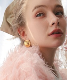 at. | 【at.】ヴィンテージボタンピアス(ピアス（両耳用）)
