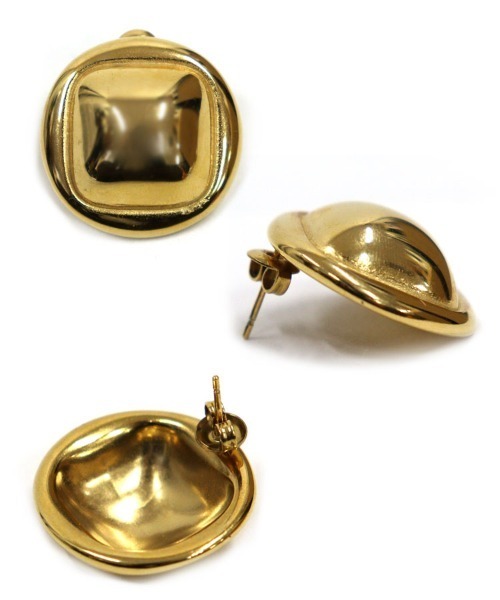 at.（アット）の「【at.】ヴィンテージボタンピアス（ピアス（両耳用）・レディース・シルバー/ゴールド・ONE SIZE）」の17枚目の写真
