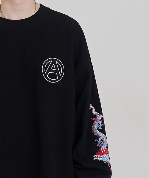 セール】【UNISEX】ORIENTAL EMBROIDERY SWEAT/オリエンタルエンブロイ