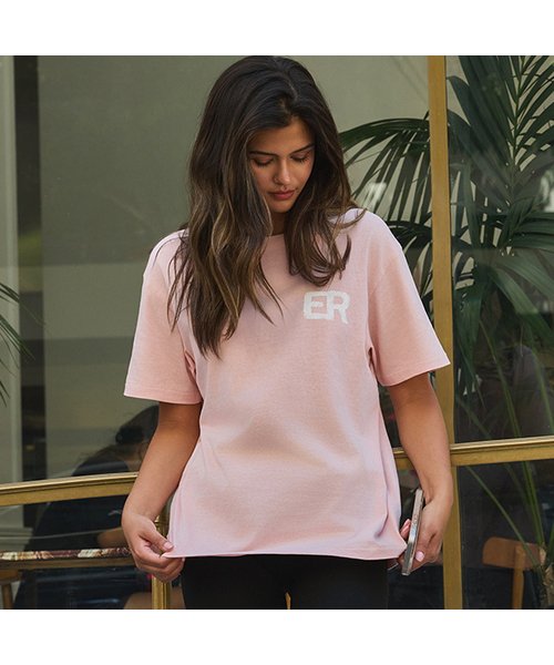 ERER(エルエル)の「Vintage ER Logo T-Shirt Pink(Tシャツ/カットソー・レディース・PINK・1/2)」の1枚目の写真