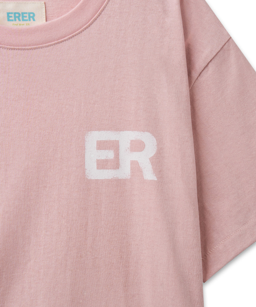 ERER(エルエル)の「Vintage ER Logo T-Shirt Pink(Tシャツ/カットソー・レディース・PINK・1/2)」の6枚目の写真